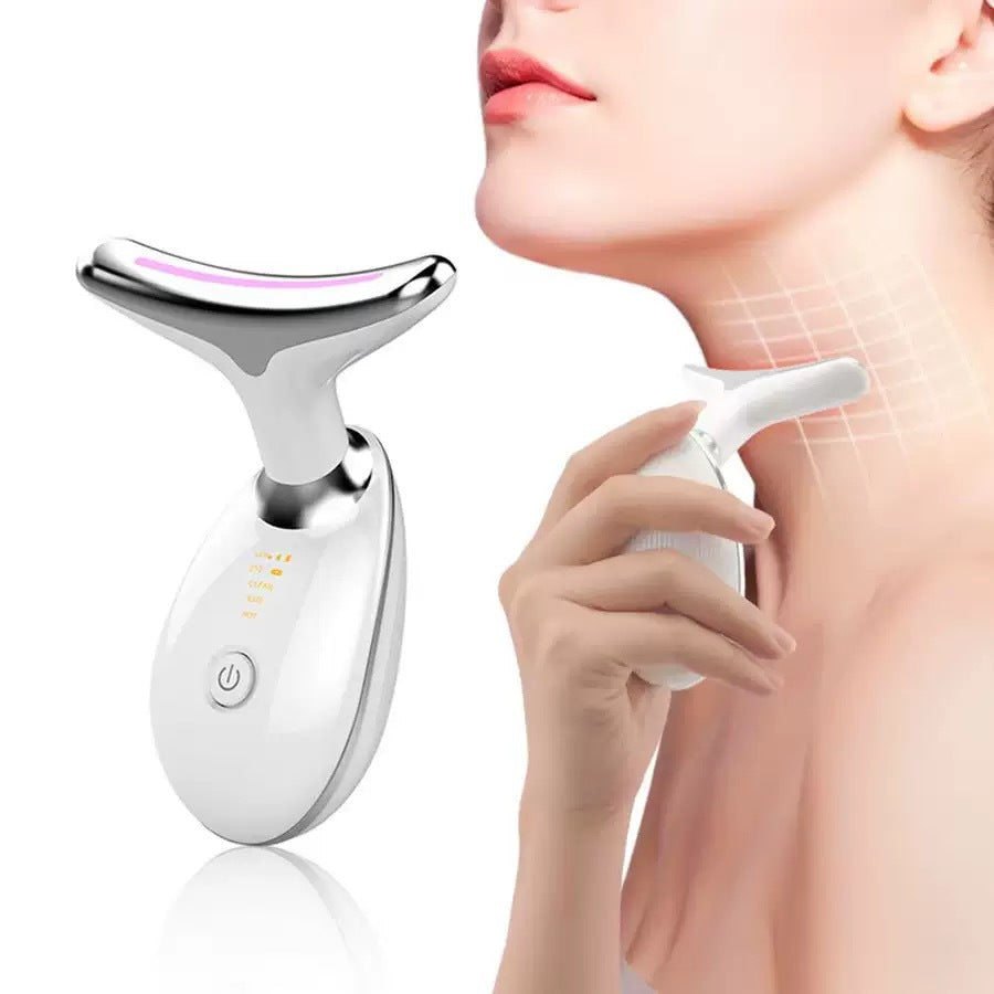 LED Neck Massager – Light Therapy & Vibration Care