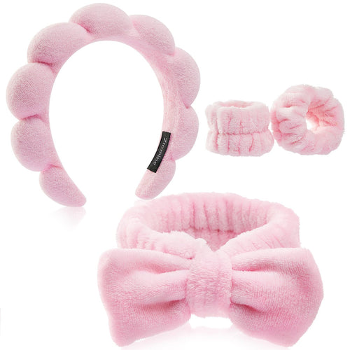 Soft Skincare Headband & Wristband Set