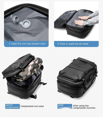 Large-Capacity Vacuum Compression Backpack